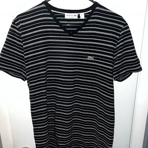 Lacoste v-neck Pima cotton tee